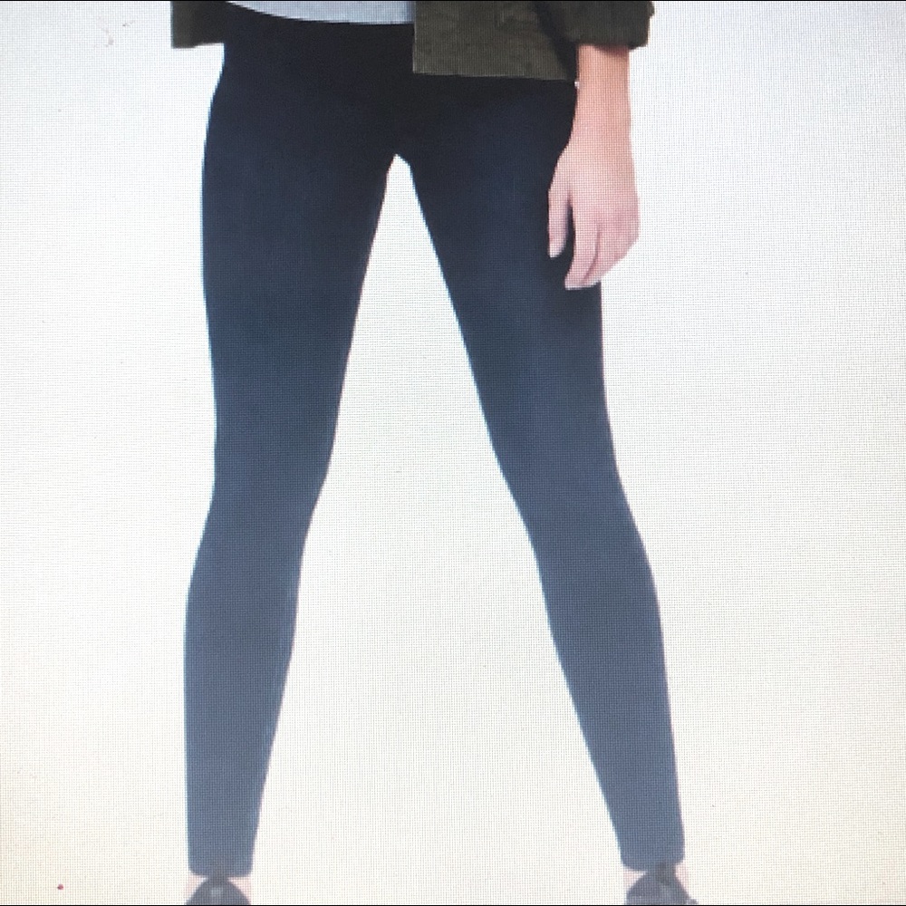 SPANX Jean-Ish® Ankle Leggings  DARK BROWN NWT